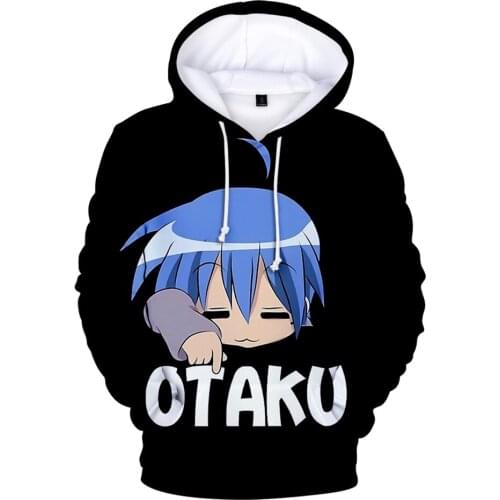Otaku Sweatshirts 3D Hoodies Men Women Fashion Harajuku Streetwear Hoodie Casual Long Sleeve Pullover Clothing Autumn Hoodies