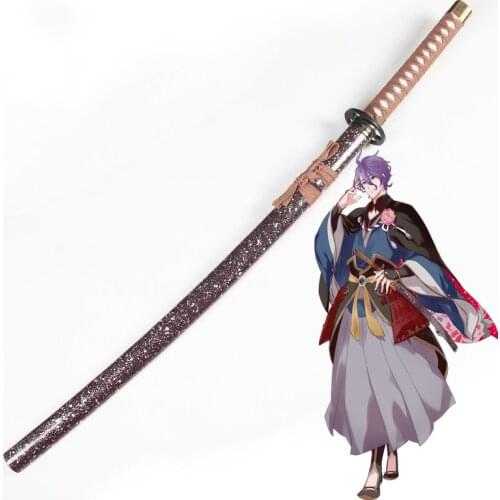 Touken Ranbu Online Wooden Sword Kasen Kanesada Sword Cosplay Props Weapons Suitable for Personal Hobby Collection Cosplay Show