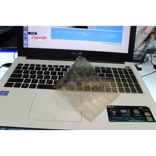 TPU Clear Keyboard Skin Protector cover Skin For Asus X540 X540SA X540LJ X553SA r557l fx50j zx50j FL5800 FL5600L A550 UX501