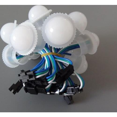 26mm UCS1903 LED pixel module;3pcs 5050 SMD RGB LED,DC12V input;frosted cover;0.72W