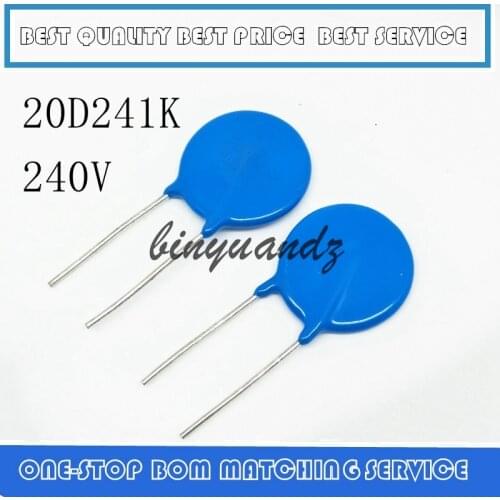 30PCS/LOT 20D241K varistor 240V 20K241 NEW