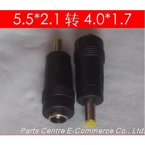 30x NEW Free shipping 5.5x2.1 to 4.0x1.7 DC Power Charger Adapter Converter Connector for DELL/ASUS/Sony/HP mini