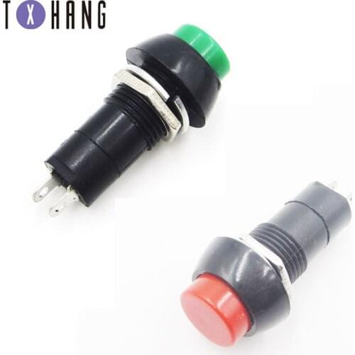 5PCS PBS-11B plastic ON OFF latching off-(on) Momentary push button switch 2pin diy electronics
