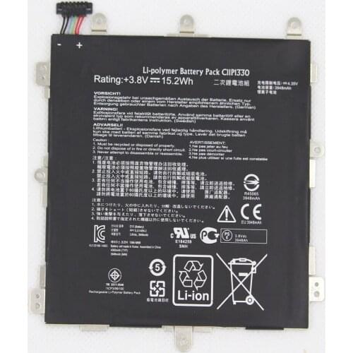 5pcs/lot ISUNOO 3948mah C11P1330 tablet Battery for ASUS MeMO Pad 8 ME581C K01H K015 ME8150C internal replacement