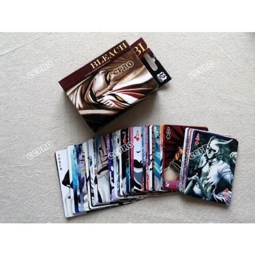 Anime BLEACH Poker Cards Printed with Kurosaki Ichigo Bridge Cards Desk Cards