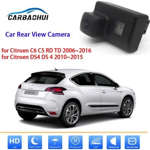Car Rear View Reverse Camera for Citroen DS4 DS 4 C6 C5 RD TD 2006~2016 Backup Parking Camera Accessories High quality hd ccd