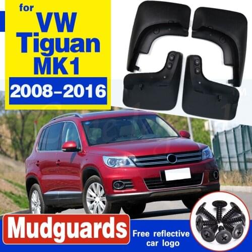 Mud Flaps For VW Tiguan MK1 2008 - 2016 Limited 2017 Mudflaps Splash Guards Front Rear Mudguards 2009 2010 2011 2012 2013 2014