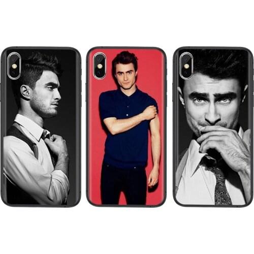 Daniel Radcliffe Fine Gentleman For Xiaomi Mi11 Mi 11 Pro Ultra Lite 10T 10S Mi9 Poco X3 NFC F3 Black Cell Cover Tpu Serve Up
