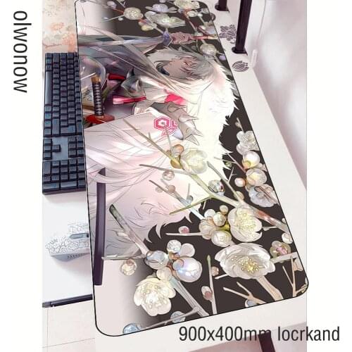 Inuyasha padmouse 900x400x3mm gaming mousepad game best seller mouse pad gamer computer desk cheapest mat notbook mousemat pc