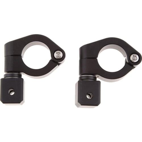 1 Pair 25mm Metal Motorcycle Fog Light Bracket Suitable For Fog Light Pole
