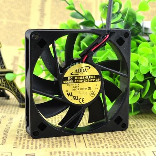 New FOR ADDA 8015 12V 0.2A AD0812HB-D91GP double ball cooling fan