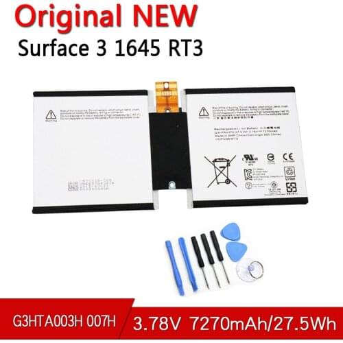 G3HTA003H New Original Battery For Microsoft Surface 3 1645 1657 Tablet PC G3HTA004H G3HTA007H 1ICP3/96/91-2 batteries