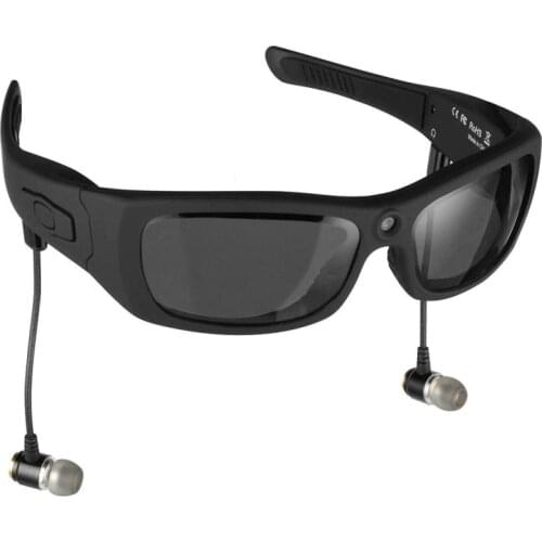 1080P Glasses Camera with Bluetooth MP3 Player Sunglasses DV Headset Sports Driving Forensics Recorder Polarized Lens Camcorders