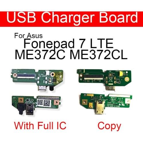 Genuine USB Charger PCB Port Board For ASUS Fonepad 7 LTE ME372CL K00Y Jack Port Board With USB Connector Module Repair
