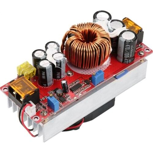 1500W 30A Voltage Step Up Converter Boost CC CV Power Supply Module Step Up Constant Current Module DC-DC 10-60V to 12-97V