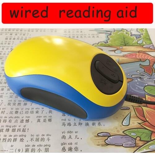 Wired electronic reading aid Mouse magnifier TV/AV output Mouse shape Reading aids up to 70x In 20 inch display