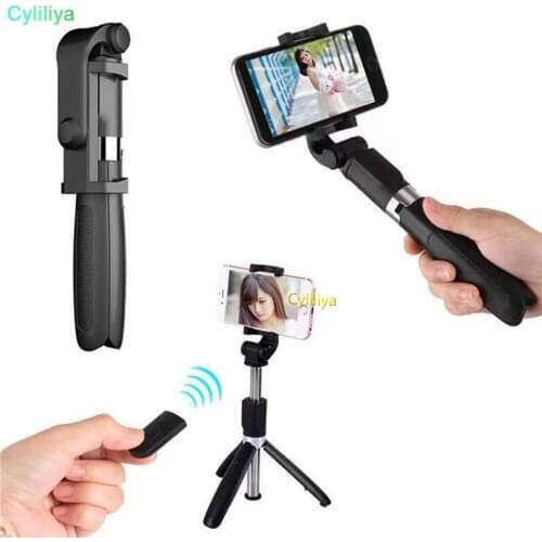 100pcs Bluetooth Extendable Selfie Stick Tripod with Wireless Remote and Monopod Stand for Samsung Huawei xiaomi iPhone X