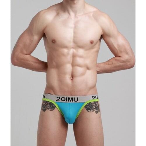Sexy New Product Hot Selling Mens Thong Cotton Sexy Underwear for Men with Buttocks Men Sexy Transparent Penis Underwear