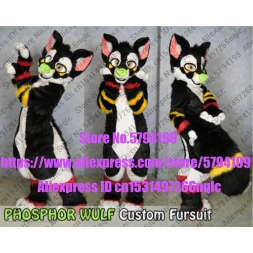 Customized Available REAL PHOTO CAT full sets husky dog Suit fursuit BJ0038 Costume fox Party Fancy Dress Carnival Gift