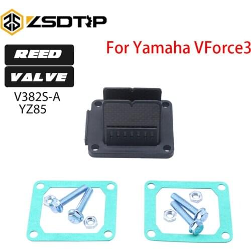 ZSDTRP Motorcycle Carbon Fiber Intake Reed Valve For Yamaha YZ85 2002-2019 VForce3 V382S-A