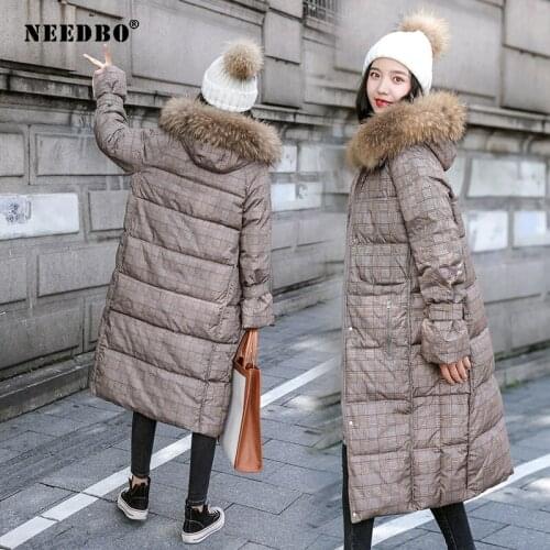 Winter Jacket Women Coat Casual Oversize Long Parka Fur Hooded Woman Winter Coats and Puffer Jackets Padded Casaco Parka Mujer