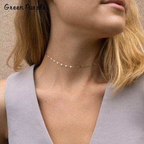 Gold Chocker Handmade Necklace Boho Pendants Bijoux Collier Femme Kolye Collares Collane Jewelry Necklace for Women