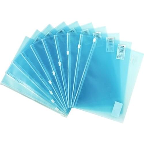 1pcs Right zipper 5589 series of file bags transparent PP stationery public paper A4 side bag