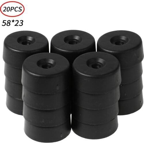 20Pcs Plastic Round Table Feet Glide Protectors Anti-slid Sofa Bed Chair Cabinet Feet Pad Furniture Chair Legs Floor Protection
