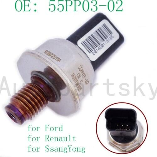 Good Quality Accessories For Ford for Renault For SsangYong Jaguar 9307Z511A 55PP0302 Fuel Manifold Pressure Sensor 55PP03-02