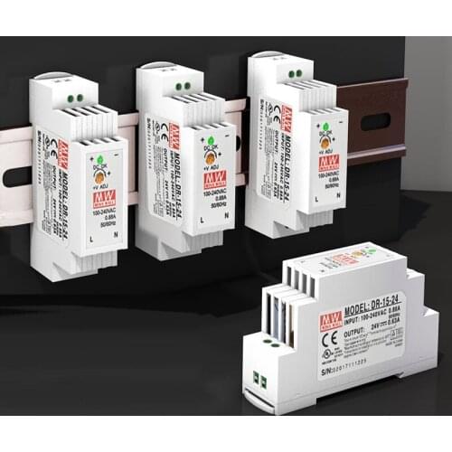Customized Mingwei rail switching power supply 24v transformer 220 rpm 12V5A rail type installation DR-15/30/60/120