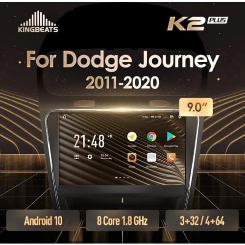 KingBeats Android Octa-Core head unit HU 4G in Dash Car Radio Multimedia Video Player Navigation GPS For Dodge Journey JC 2011 - 2020 no dvd 2 din Double Din Android Car Stereo 2din