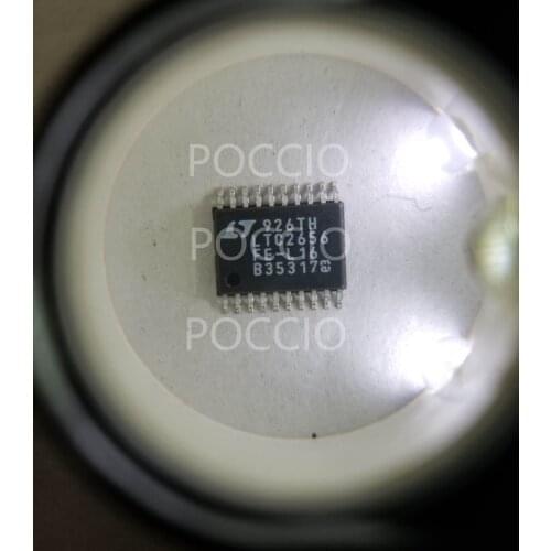 LTC2656BCFE-L16 LTC2656BIFE-L16 LTC2656BCFE-H16 LTC2656BIFE-H16 LTC2656 - Octal 16-/12-Bit Rail-to-Rail DACs with 10ppm/*C Max