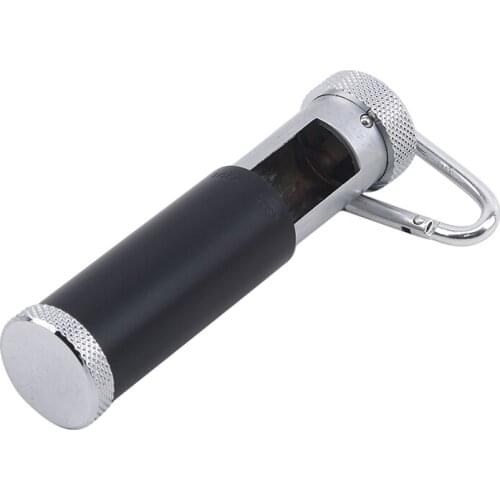 Metal Keyring Storage Box Ash Organizer Smoking Accessories Mini Portable Pocket Cigarette Ashtray Ash Holder Key Chain