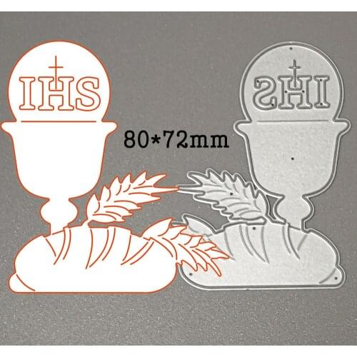 Holy Religion IHS Metal Cutting Dies New Handcraft Bread wheat Die Stencils For DIY Scrapbooking Card Decorative Embossing Die