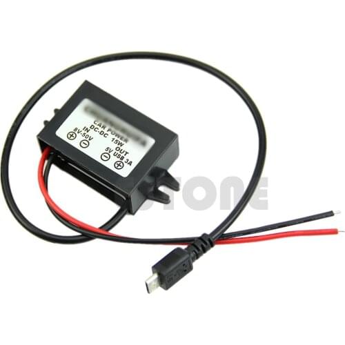 Power DC DC supply Converter Module 8-50V to 5V Micro USB OUTPUT 12V/24V to 5V