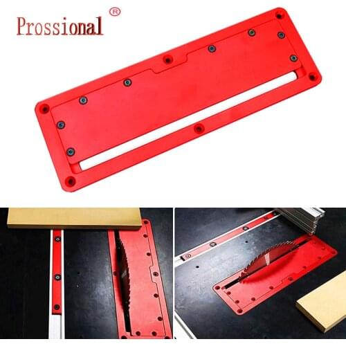 New Electric Circular Saw Flip Cover Plate Flip-Floor Table Special Cover Plate Adjustable Aluminium Insert Plate for Table Saw