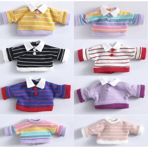 Obitsu 11 Ob11 Size Costume, Obitsu Doll, For Body, Striped Sweater, Obitsu 11 Clothes, Molly , Gsc, 1/8 1/12bjd Doll Clothes