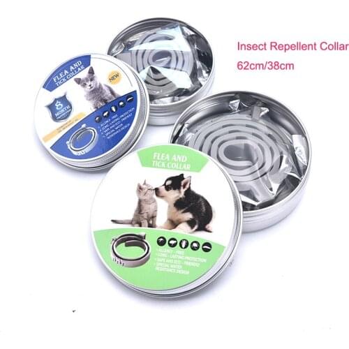 Removes Flea And Tick Collar for Dogs Cats Up To 8 Month Flea Tick Collar Anti-mosquito & Insect Repellent Breakaway Cat Collar
