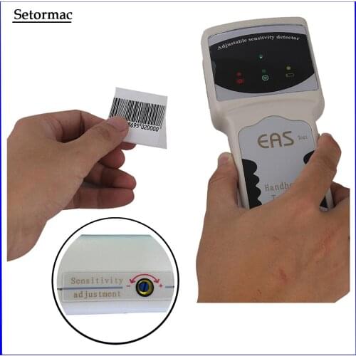 Handheld EAS Label Detector Security Tag Tester RF8.2Mhz EAS System Checkpoint Tag Compatible
