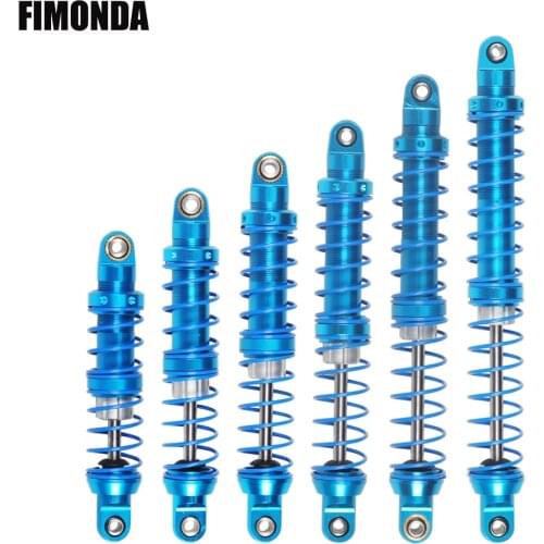 Adjustable Oil Shock Absorber 70mm 80mm 90mm 100mm 110mm 120mm Metal Hydraulic Damper for 1/10 RC Crawler TRX4 D90 SCX10 CC01