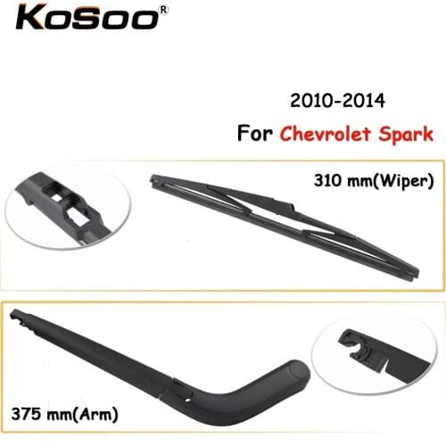 KOSOO Auto Rear Car Wiper Blade For Chevrolet Spark,310mm 2010-2014 Rear Window Windshield Wiper Blades Arm,Car Accessories