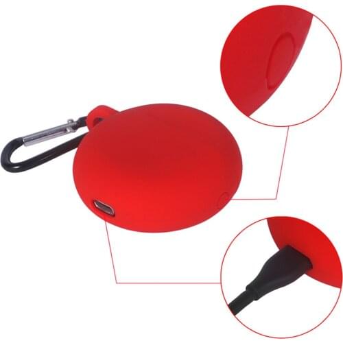 Silicone Case Cover for Huawei FreeBuds 3 Charging Case Protective Carrying Case with Buckle