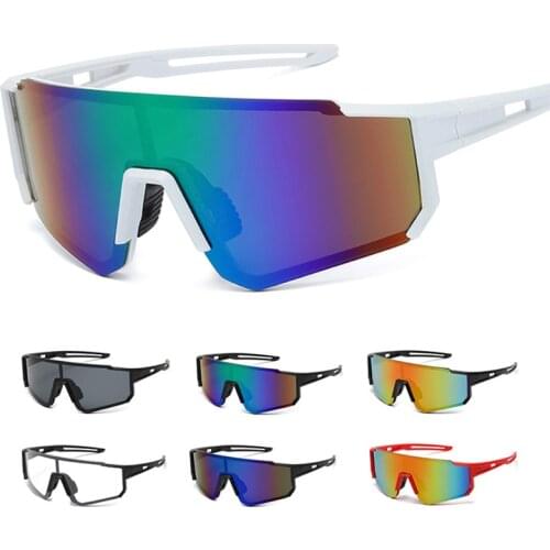 Outdoor Cycling Glasses Moto Bike Sunglasses Mountain Bicycle Anti-UV Sport Eyewear Women Men Fishing Glasses Goggles 2021