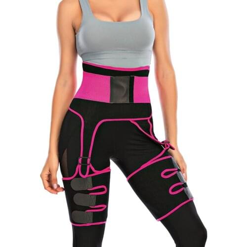 Jogging Gym Waist and Thigh Trimmer for Women Thigh Body Shaper Neoprene Tummy Control Slimming Shapewear