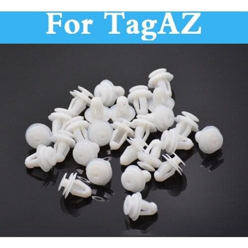 High-Quality 50pcs White Abs Plastic Rivets Door Lock Rod Accessories For Tagaz Road Partner Vega C10 C-30 C190 Tager Aquila