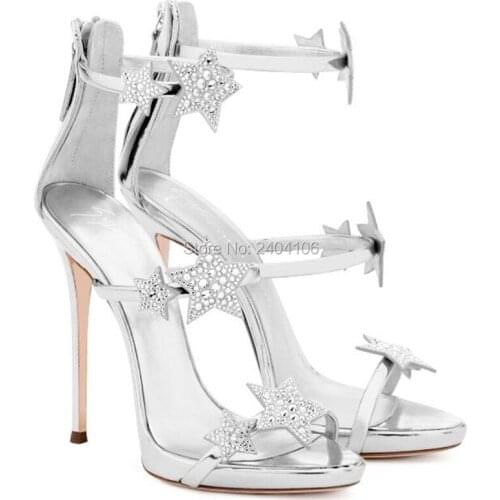 Sweet Style Newest zapatos de mujer 2019 Sexy Stiletto Thin Heels Shoes Woman Sandals Ankle Buckle Strap Women Summer Sandals