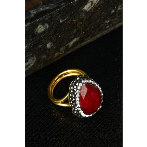 Dr stone STEM RUBY womens RING 120 AR885 154956864
