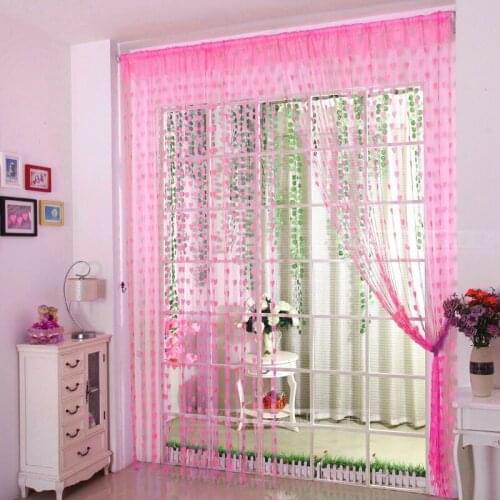1pcs Punch-free Decoration Love Door Curtain Hanging Curtain Living Room Bedroom Partition Curtain Girl Heart Hot 2021 F8276