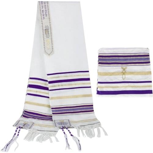 5 Colors Messianic Jewish Israel Tallit Prayer Shawl Scarfs with Talis Bag Gifts for Men Women 180*50cm 2020