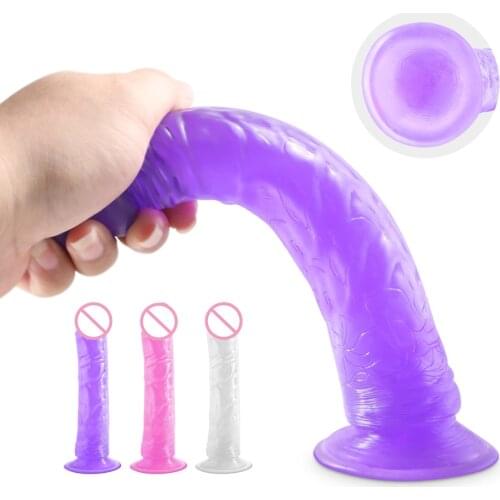 Newest Strong Suction Cup Realistic Big Dildos for Adult Erotic Dick Anal Butt Plug Penis G-spot Sex Toys for Woman Masturbation